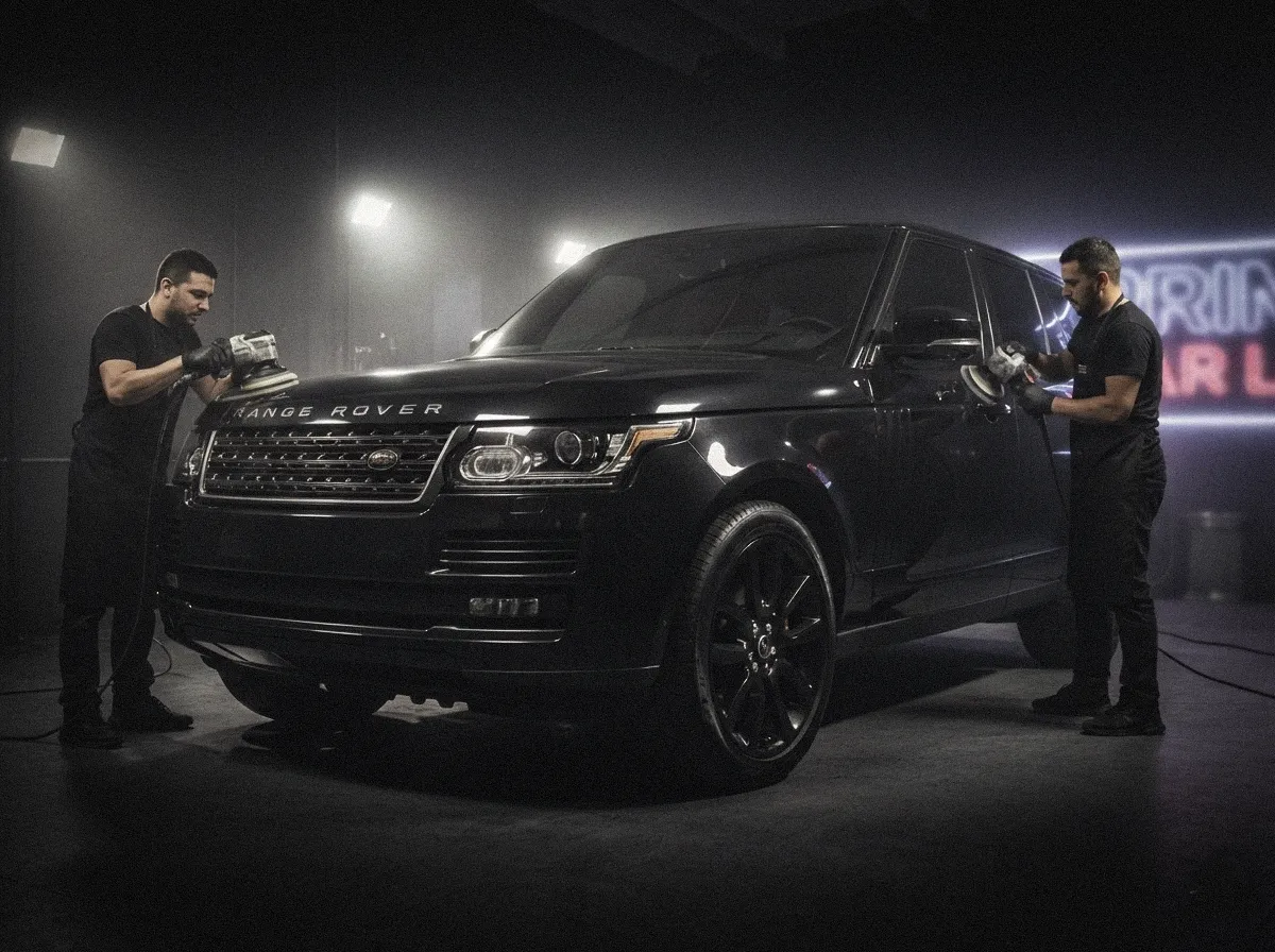 Restauración exterior del Range Rover